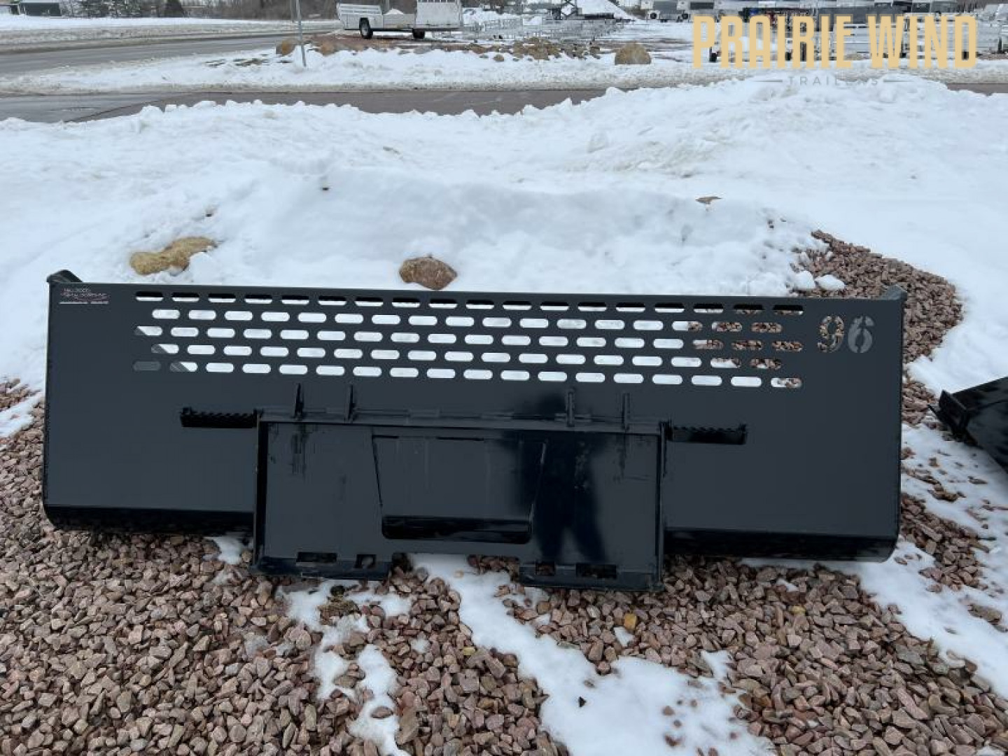 New 2024 Millwood Metalworks 96" Skid Steer Snow Bucket Buckets