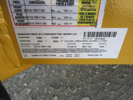 New 2024 Midsota TB-24 17.6k Tilt Trailer