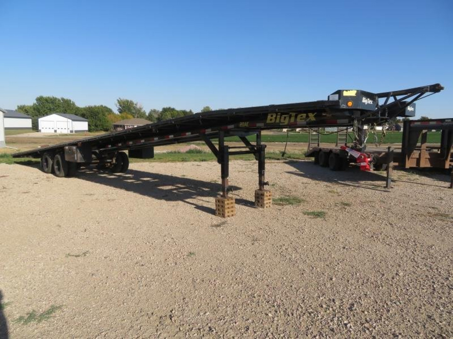 Used 2017 Big Tex Trailers 20AC-51 Wedge Transport Trailer