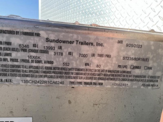 New 2024 Sundowner Trailers 24'  Bumper Pull Enclosed Carhauler Trailer