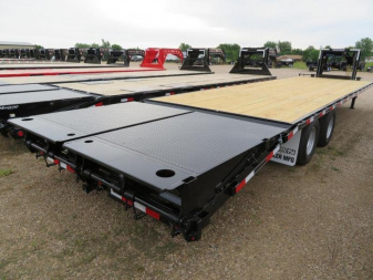 New Titan 28 Tandem Dual GN Trailer w/ Wide Glide Tail