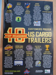 New 2025 US Cargo 8.5 x 24 Enclosed Cargo Trailer