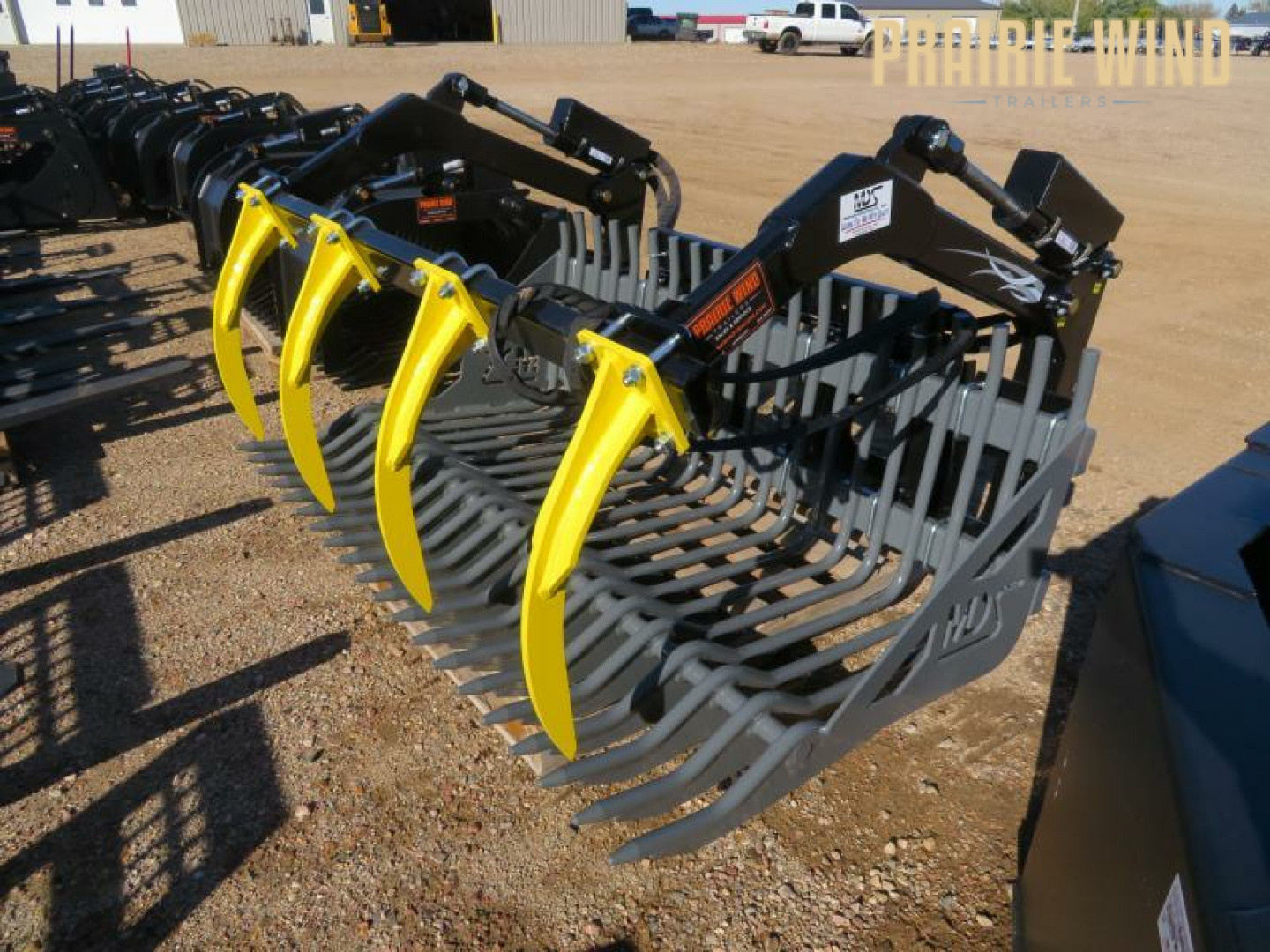 New 2026 MDS 72" Skid Steer Grapple Rockbucket Attachment
