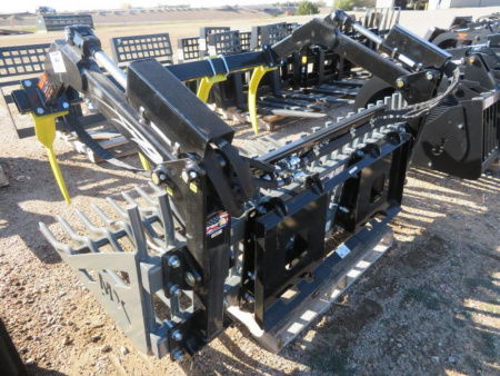 New 2026 MDS 72" Skid Steer Grapple Rockbucket Attachment