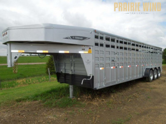 New 2025 Titan Standard 30 GN Triple Axle Stock Trailer