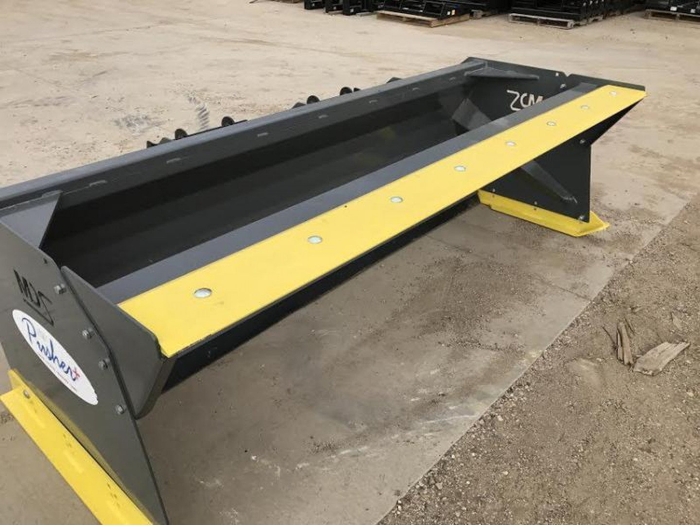 New MDS 8' Skid Steer Snow Pusher