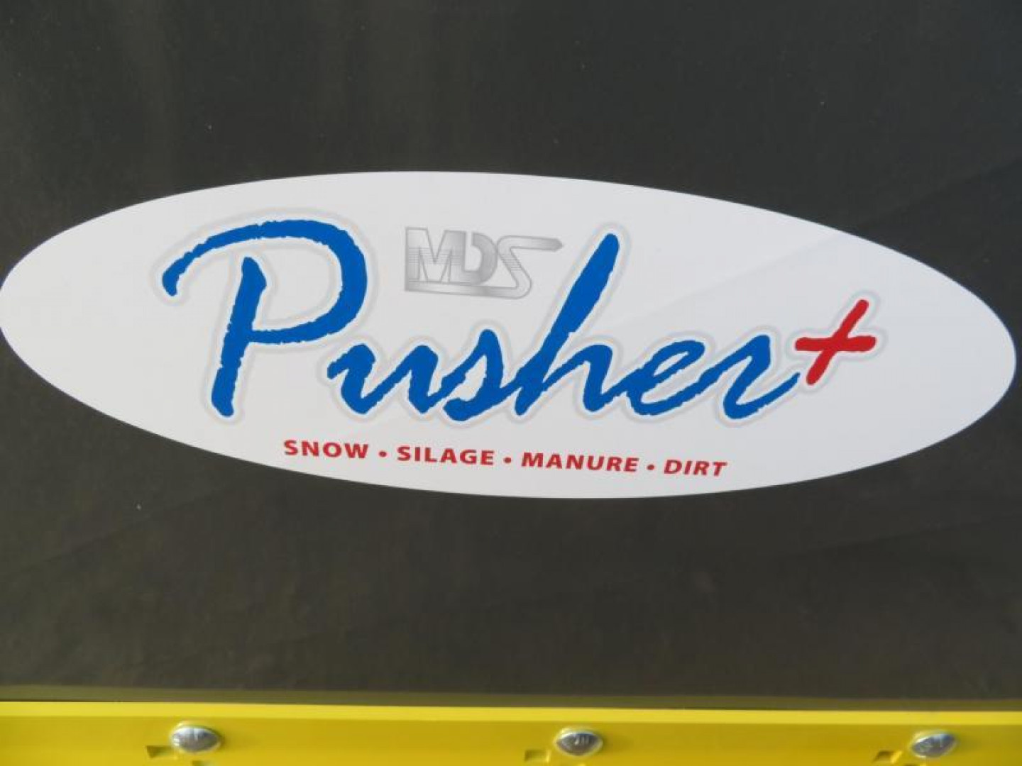 New MDS 8' Skid Steer Snow Pusher