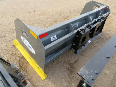 New MDS 8' Skid Steer Snow Pusher