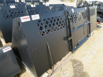 New Jenkins 120 Skid Steer High Capacity Snow and Material Bucket