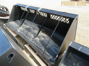 New Jenkins 120 Skid Steer High Capacity Snow and Material Bucket
