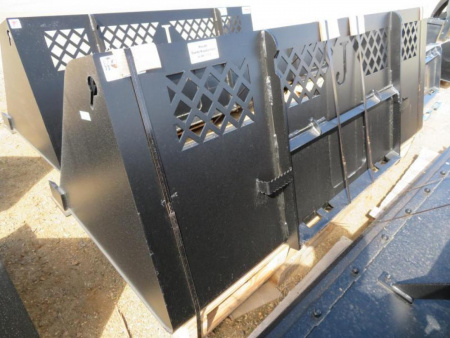 New 2025 Jenkins Iron and Steel 96" Skid Steer Snow/Material Bucket Attachment