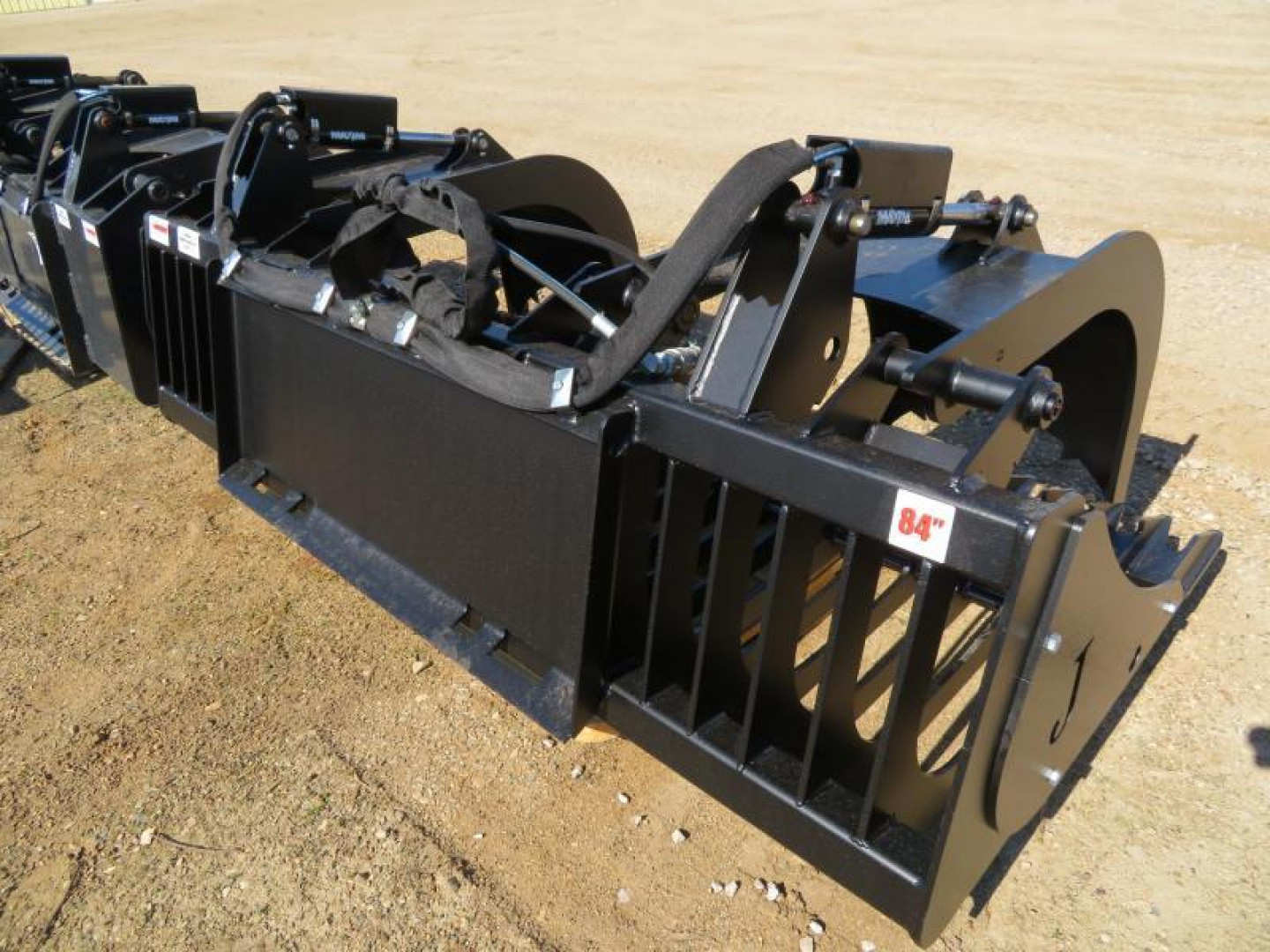 New Jenkins 84 Skid Steer Grapple Rock bucket