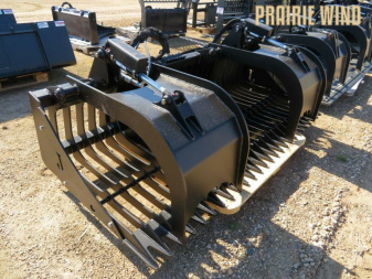 New Jenkins 84 Skid Steer Grapple Rock bucket