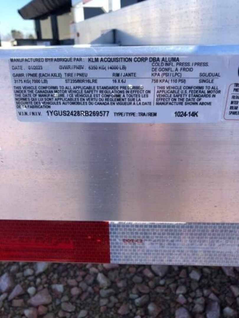 New 2024 Aluma 1024-14k Trailer #9577