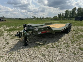 New 2025 Horizon Trailers ETZ 102''X22' TILTDECK TRAILER w/TORSION AXLES 14000 GVWR