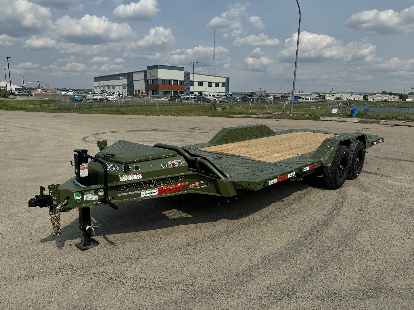 New 2025 Horizon Trailers ETZ 102''X20' TILTDECK TRAILER w/TORSION AXLES 17000 GVWR