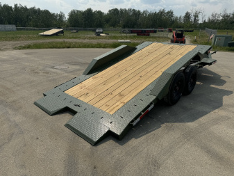 New 2025 Horizon Trailers ETZ 102''X20' TILTDECK TRAILER w/TORSION AXLES 17000 GVWR