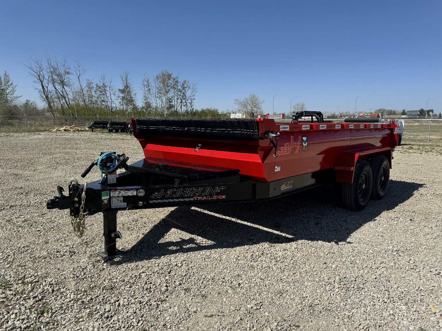 New 2025 Horizon Trailers LZ7 83''X14' DUMP BOX W/2' HIGH SIDES 14000 GVWR