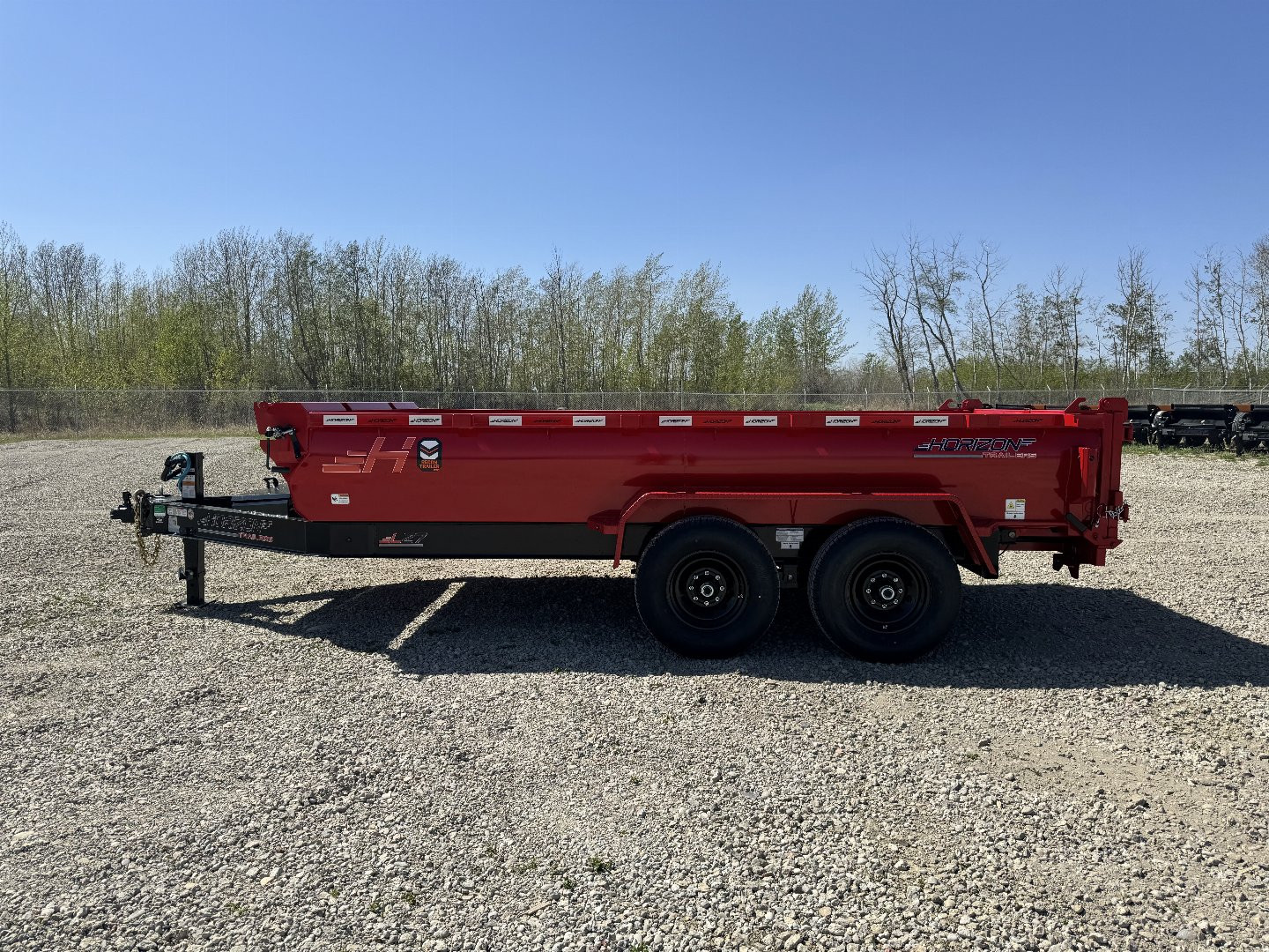 New 2025 Horizon Trailers LZ7 83''X14' DUMP BOX W/2' HIGH SIDES 14000 GVWR