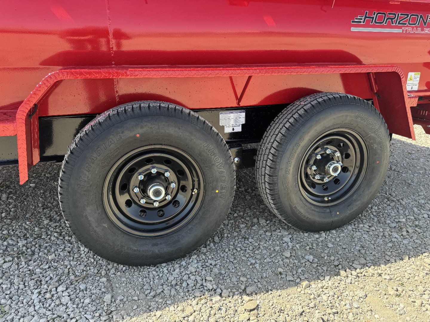 New 2025 Horizon Trailers LZ7 83''X14' DUMP BOX W/2' HIGH SIDES 14000 GVWR