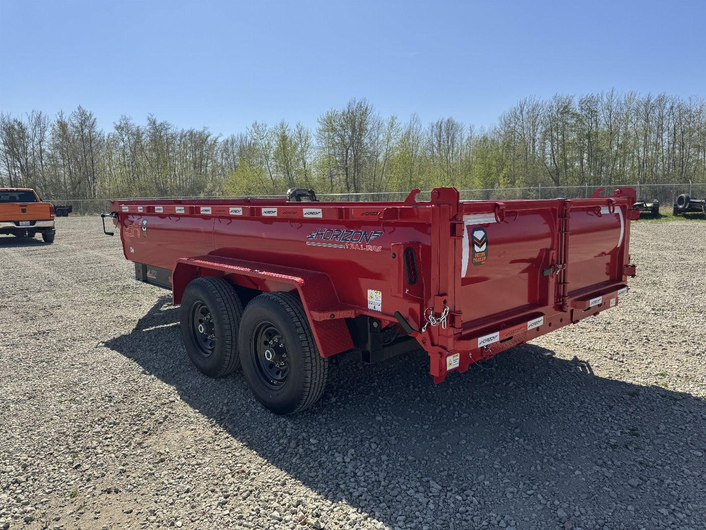 New 2025 Horizon Trailers LZ7 83''X14' DUMP BOX W/2' HIGH SIDES 14000 GVWR