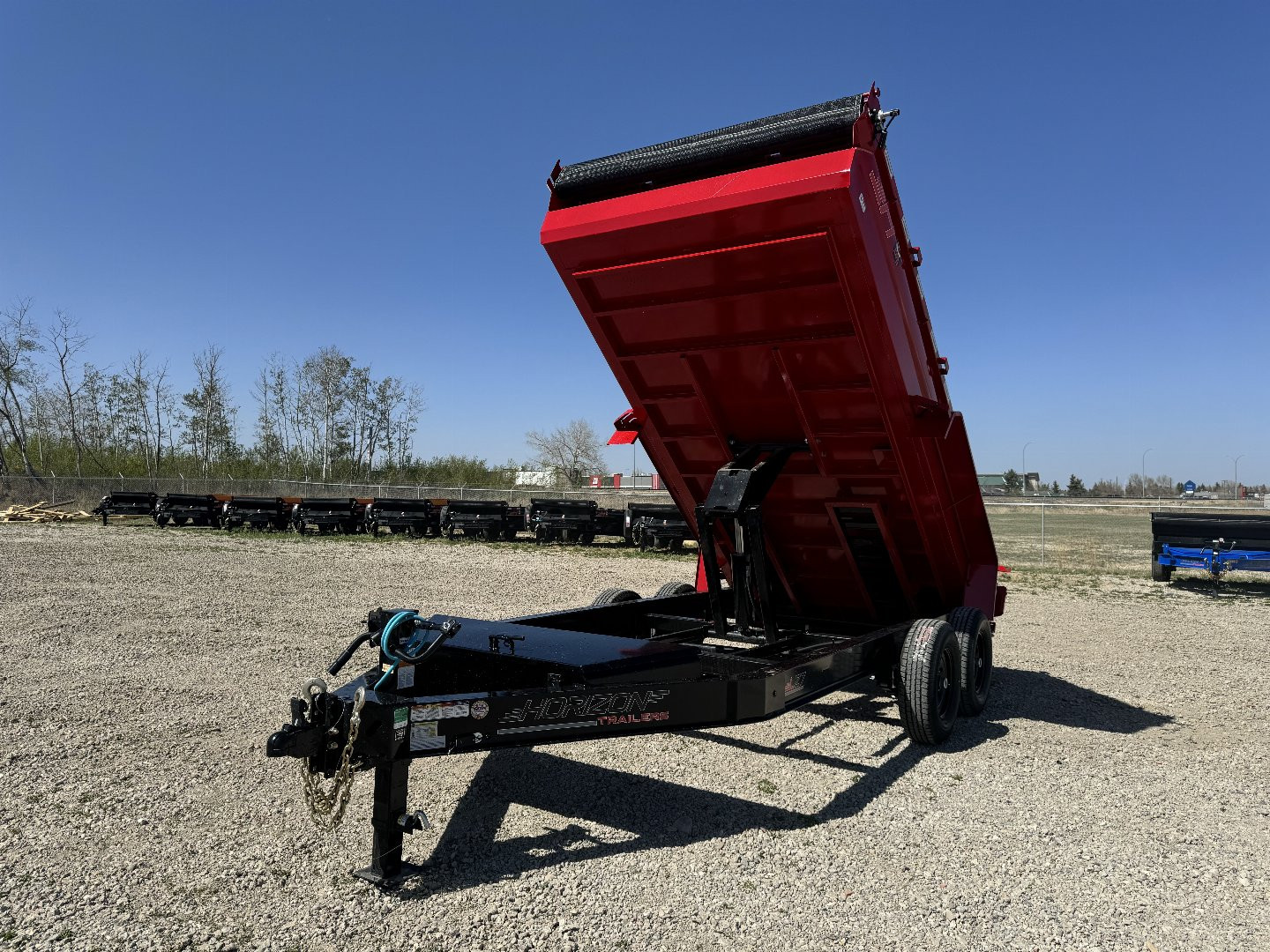 New 2025 Horizon Trailers LZ7 83''X14' DUMP BOX W/2' HIGH SIDES 14000 GVWR