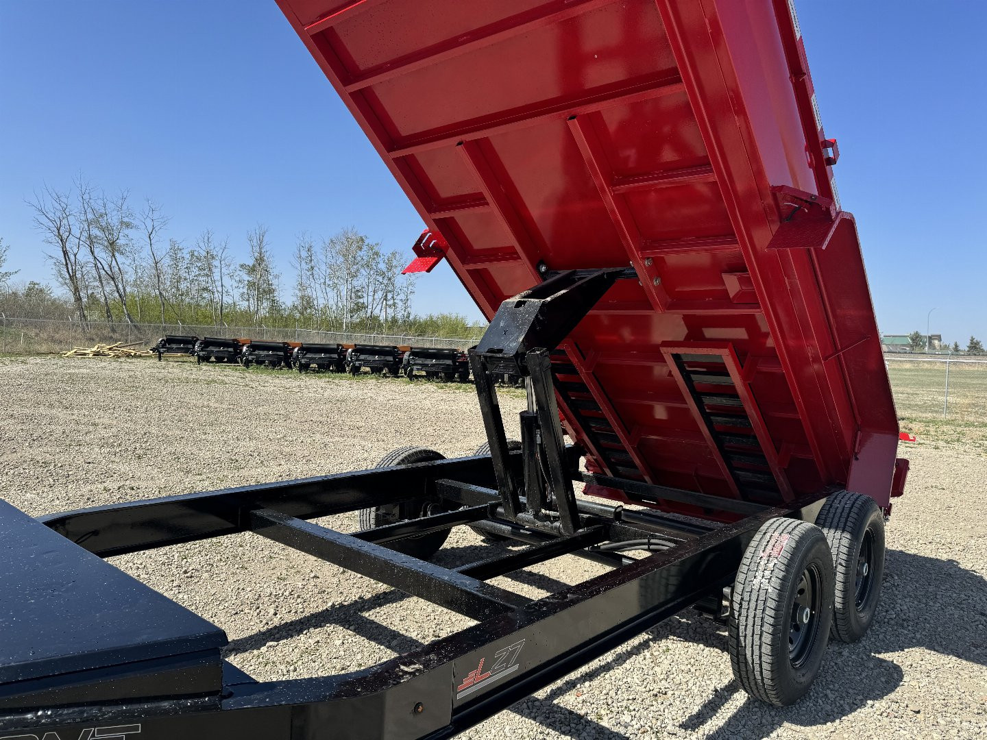 New 2025 Horizon Trailers LZ7 83''X14' DUMP BOX W/2' HIGH SIDES 14000 GVWR