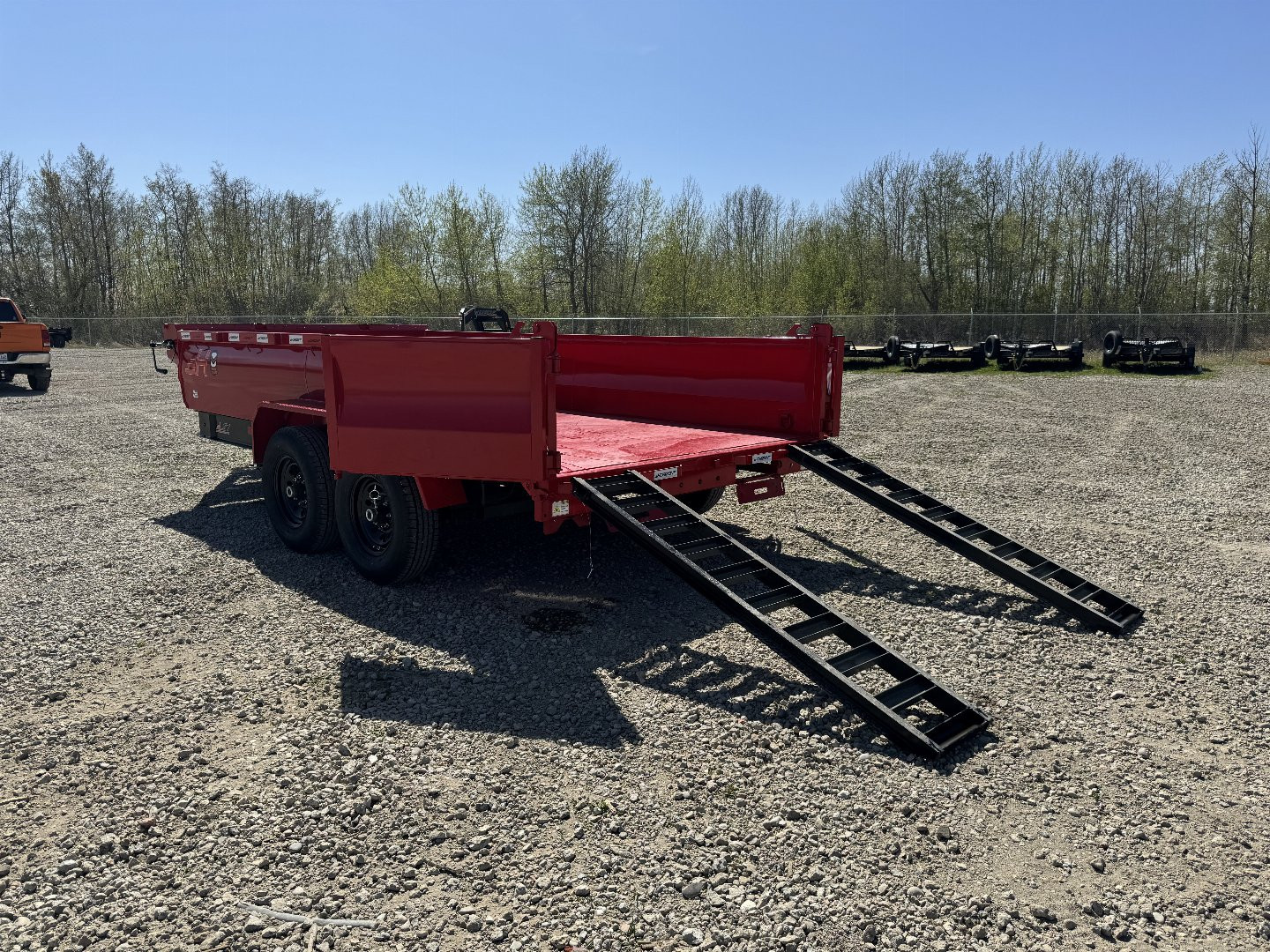 New 2025 Horizon Trailers LZ7 83''X14' DUMP BOX W/2' HIGH SIDES 14000 GVWR