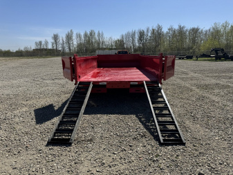 New 2025 Horizon Trailers LZ7 83''X14' DUMP BOX W/2' HIGH SIDES 14000 GVWR