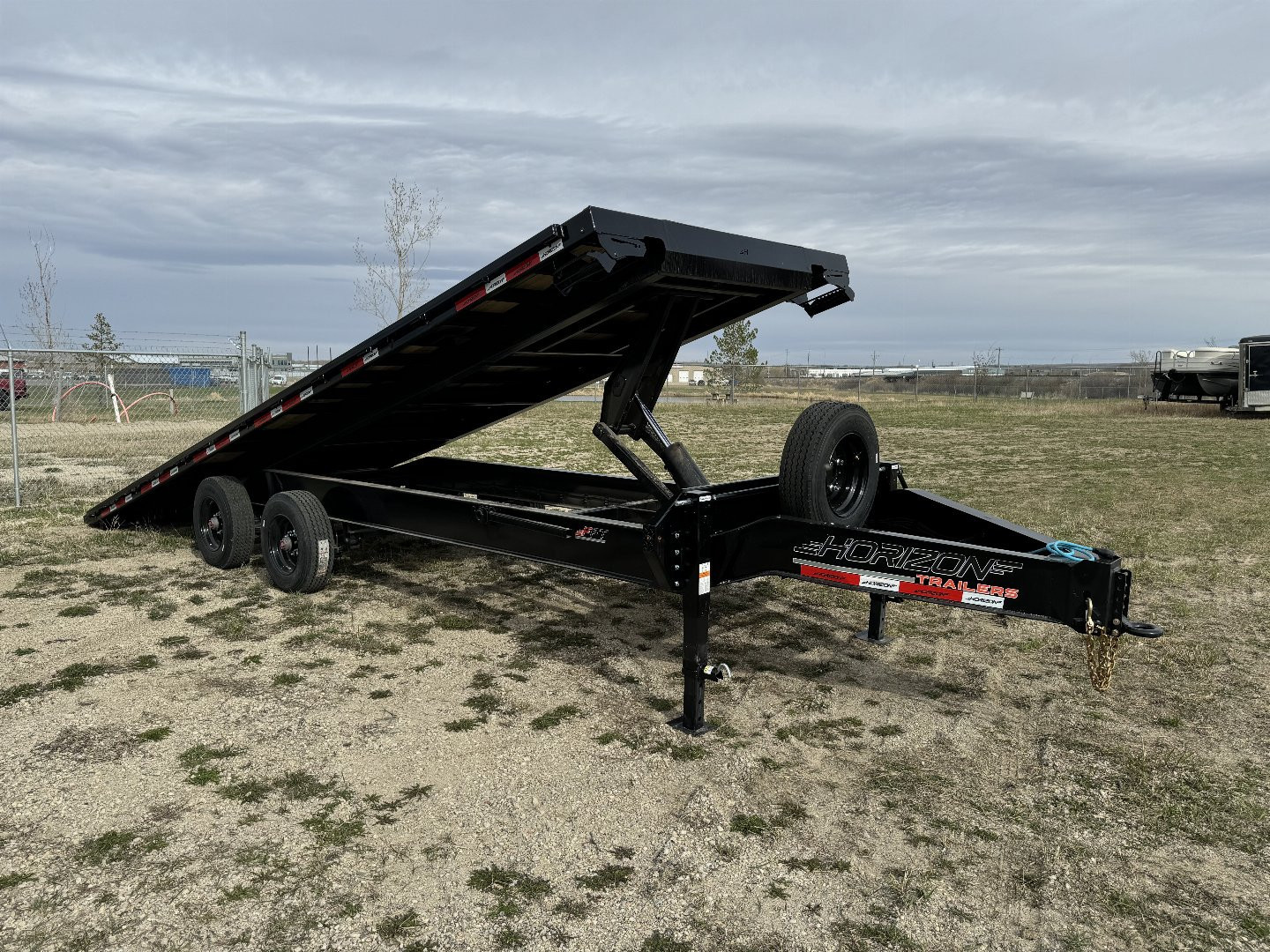 New 2025 Horizon Trailers 102''X26' TILTDECK TRAILER 21000 GVWR