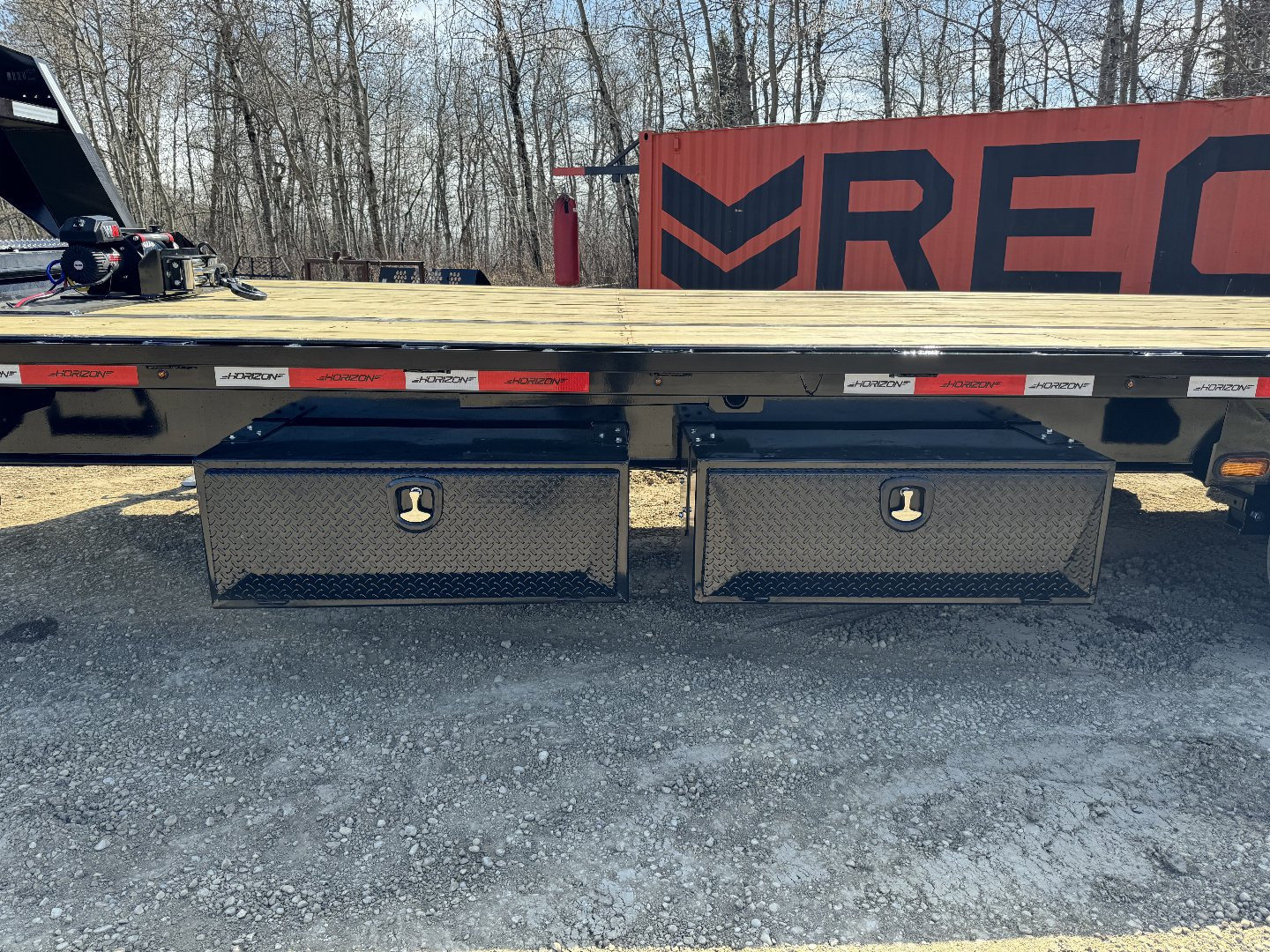 New 2025 Horizon Trailers FFT 102''X28' GOOSENECK FULL TILT 22400GVWR
