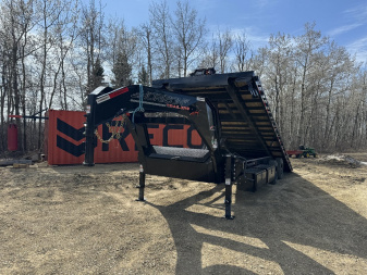 New 2025 Horizon Trailers FFT 102''X28' GOOSENECK FULL TILT 22400GVWR