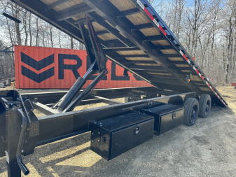 New 2025 Horizon Trailers FFT 102''X28' GOOSENECK FULL TILT 22400GVWR