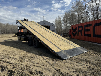 New 2025 Horizon Trailers FFT 102''X28' GOOSENECK FULL TILT 22400GVWR