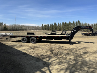 New 2025 Horizon Trailers FFT 102''X28' GOOSENECK FULL TILT 22400GVWR