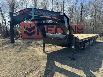 New 2025 Horizon Trailers FFT 102''X28' GOOSENECK FULL TILT 22400GVWR