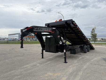New 2026 Horizon Trailers FFTSS 102''X32' GOOSE FULL TILT 25000GVWR Tilt Trailer