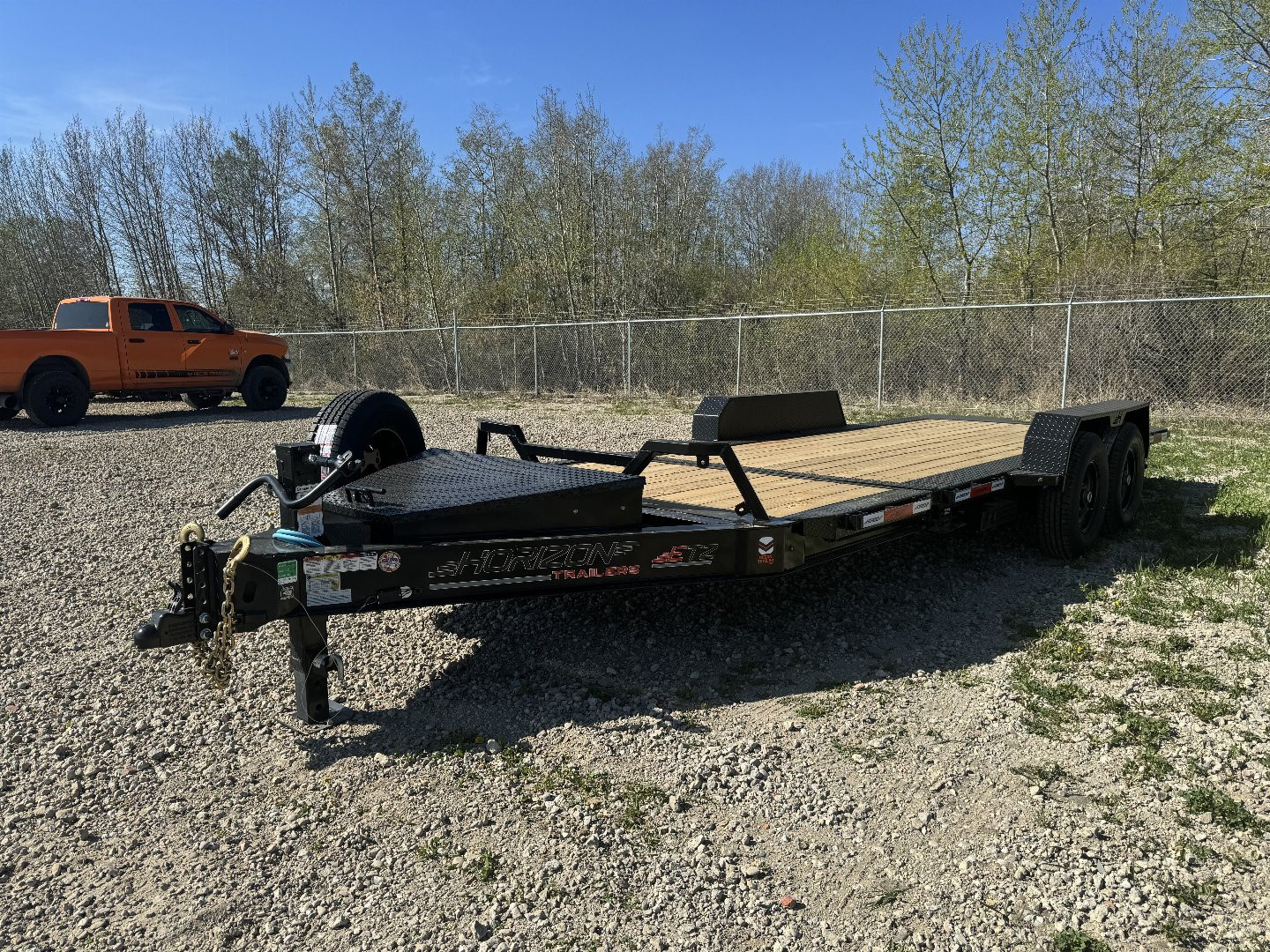 New 2025 Horizon Trailers ETZ 83''X20' TILTDECK TRAILER w/TORSION AXLES 14000 GVWR