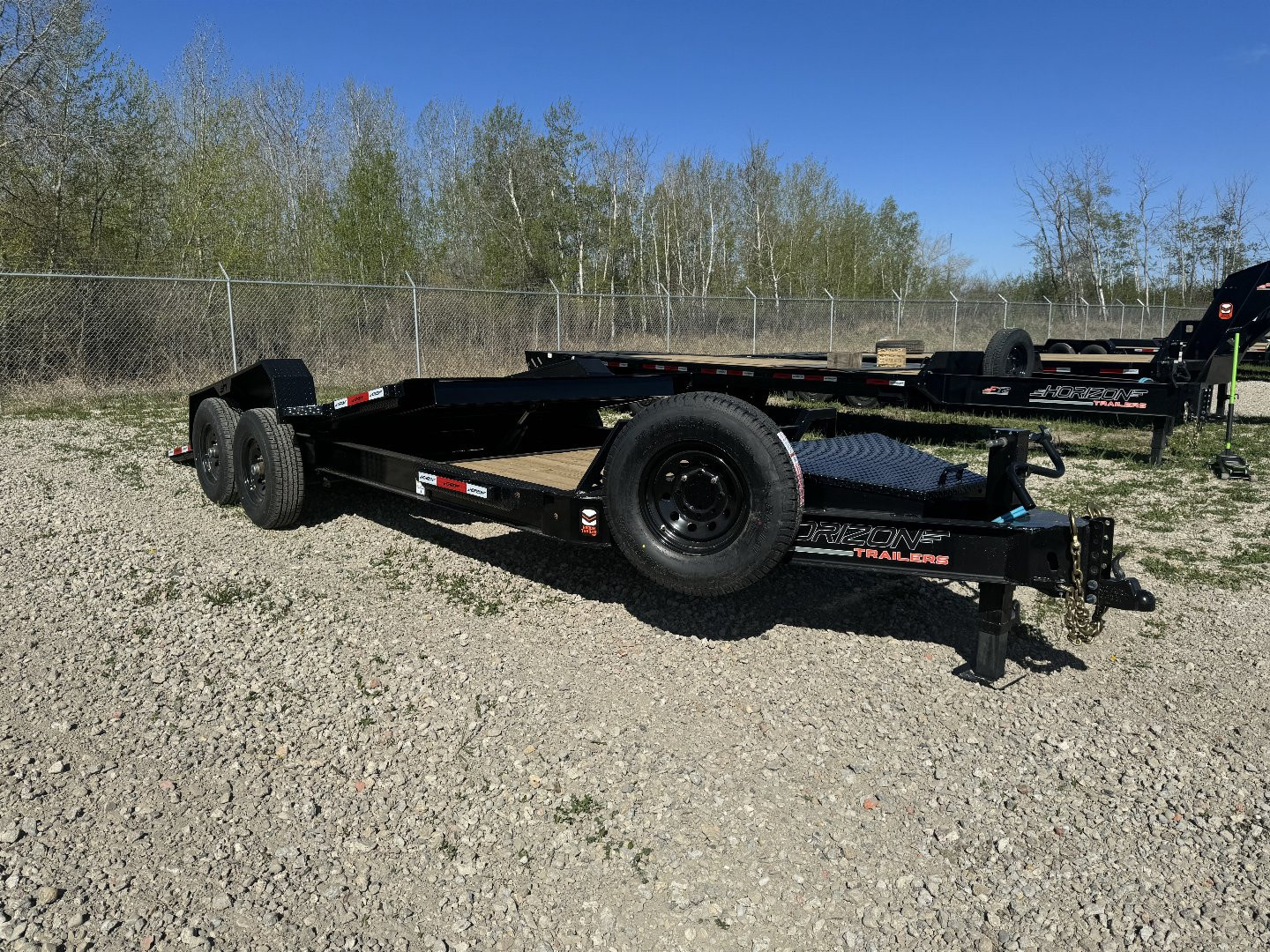 New 2025 Horizon Trailers ETZ 83''X20' TILTDECK TRAILER w/TORSION AXLES 14000 GVWR