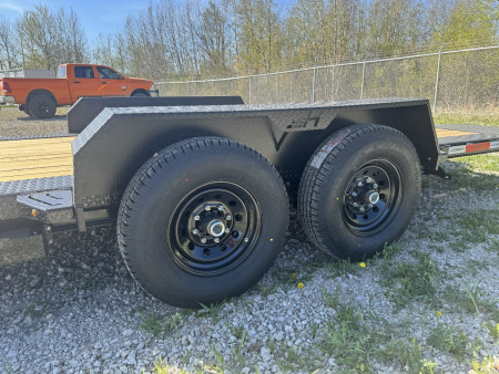 New 2025 Horizon Trailers ETZ 83''X20' TILTDECK TRAILER w/TORSION AXLES 14000 GVWR