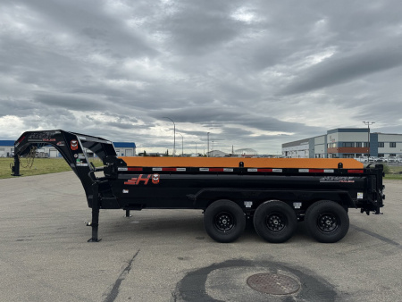 HZ7 83''X16' GOOSE DUMP BOX W/ 2' HIGH SIDES 21000 GVWR - Image 8
