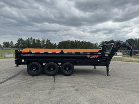 HZ7 83''X16' GOOSE DUMP BOX W/ 2' HIGH SIDES 21000 GVWR - Image 10