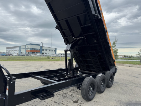 HZ7 83''X16' GOOSE DUMP BOX W/ 2' HIGH SIDES 21000 GVWR - Image 9