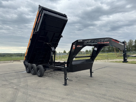 HZ7 83''X16' GOOSE DUMP BOX W/ 2' HIGH SIDES 21000 GVWR - Image 18