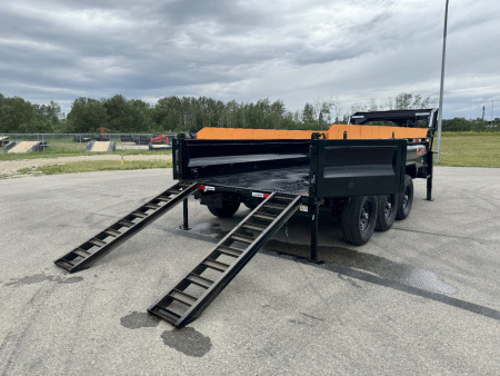 HZ7 83''X16' GOOSE DUMP BOX W/ 2' HIGH SIDES 21000 GVWR - Image 17