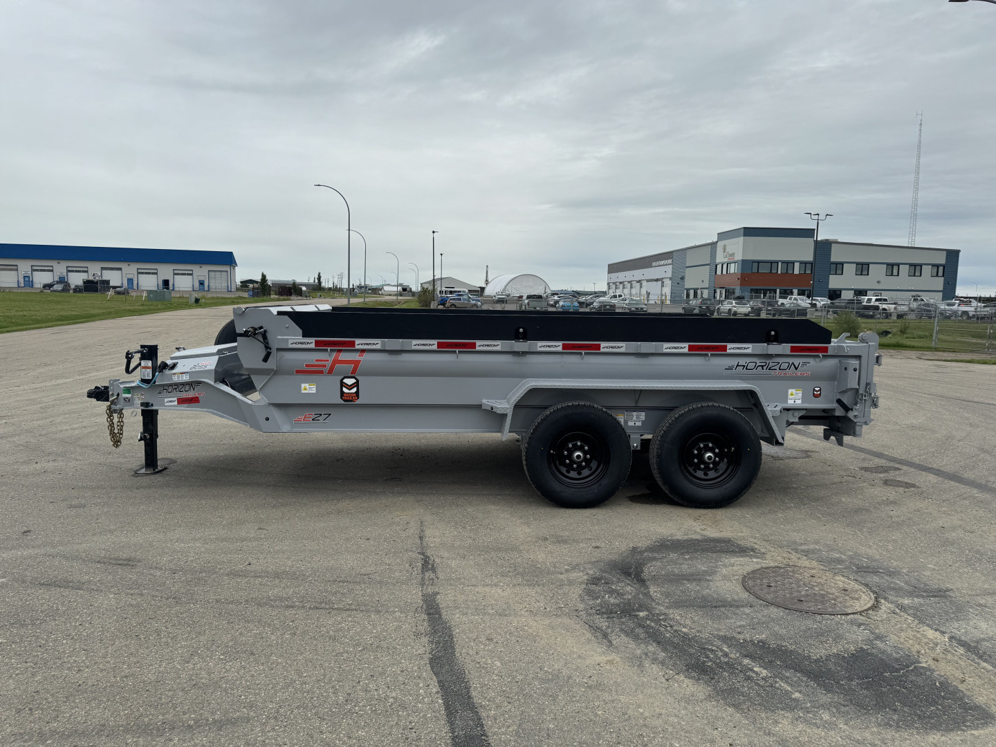 New 2026 Horizon Trailers EZ7 83''X14' DUMP BOX W/2'HIGH SIDES 14000 GVWR Dump Trailer