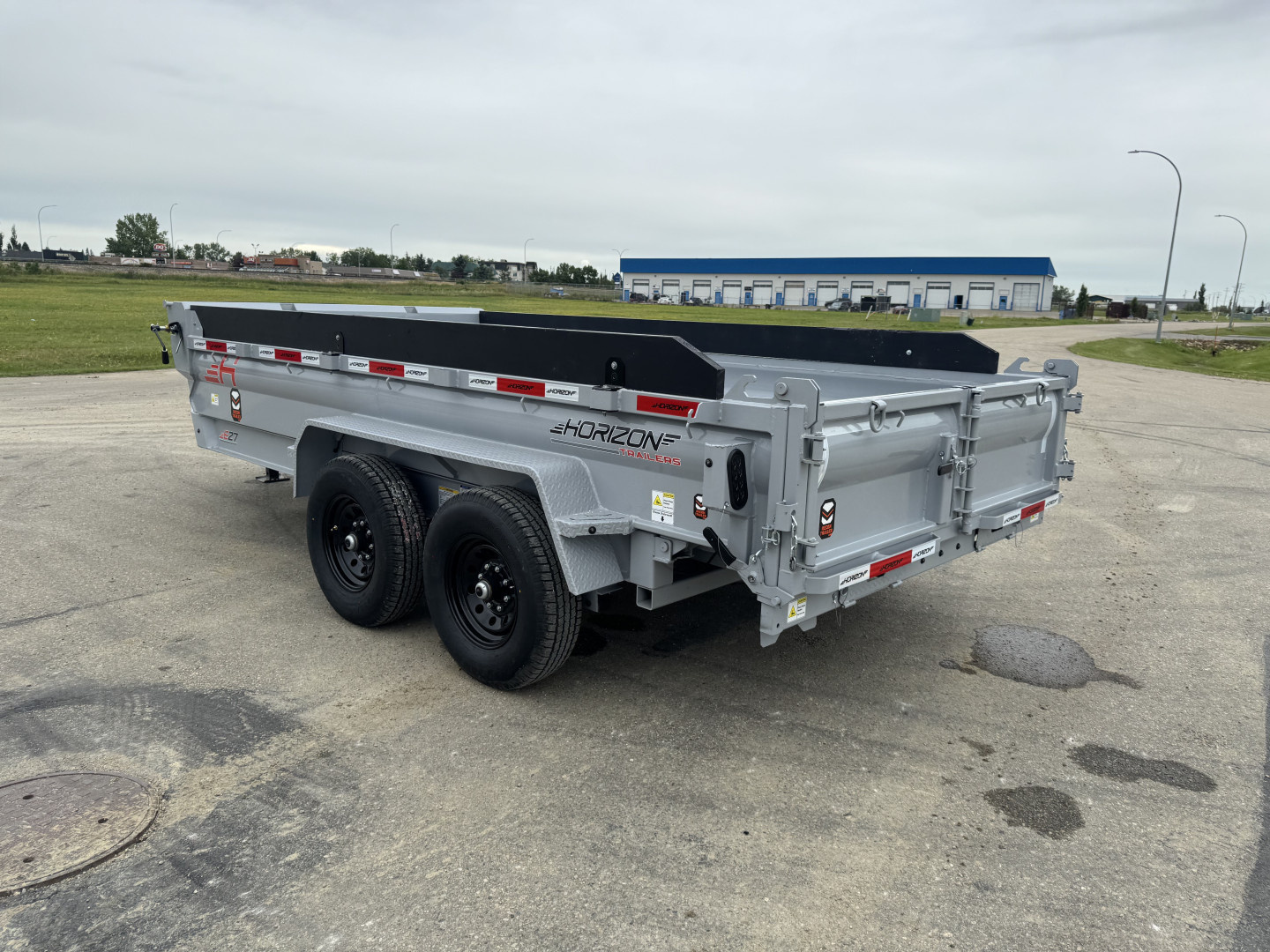 New 2026 Horizon Trailers EZ7 83''X14' DUMP BOX W/2'HIGH SIDES 14000 GVWR Dump Trailer