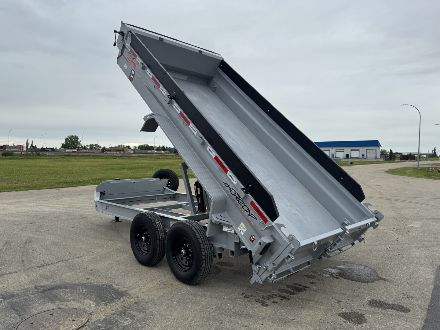 New 2026 Horizon Trailers EZ7 83''X14' DUMP BOX W/2'HIGH SIDES 14000 GVWR Dump Trailer