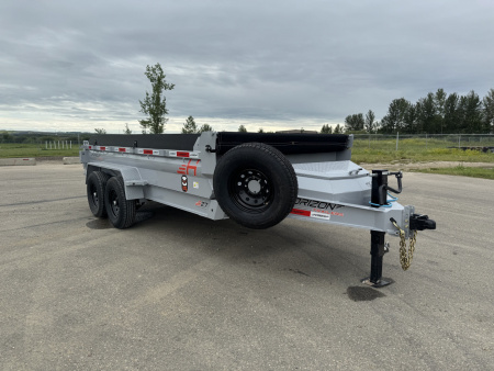 New 2026 Horizon Trailers EZ7 83''X14' DUMP BOX W/2'HIGH SIDES 14000 GVWR Dump Trailer