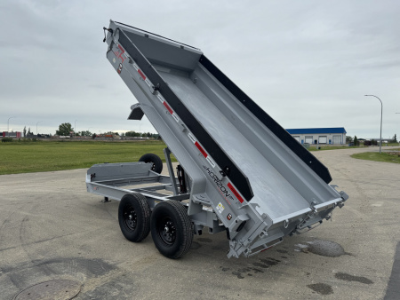 New 2026 Horizon Trailers EZ7 83''X14' DUMP BOX W/2'HIGH SIDES 14000 GVWR Dump Trailer